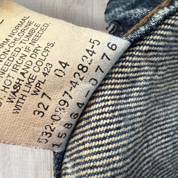 Vintage 90s LEVI'S Silver Tab Loose WPL423 High Waist Denim Jeans Women's 8 - Picture 7 of 9